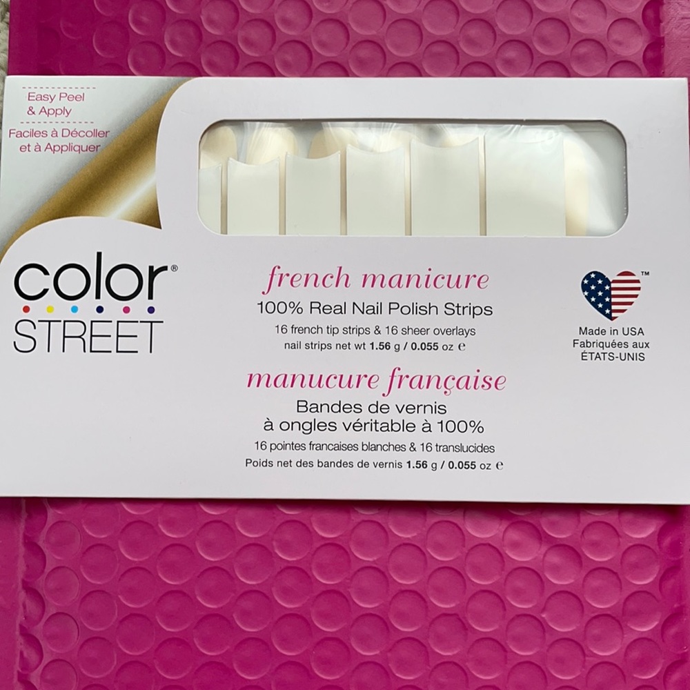 City of love French manicure color street 2/$20